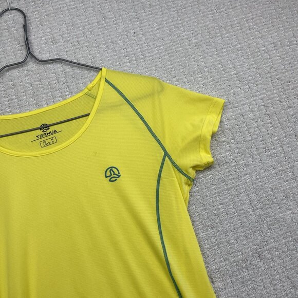 Ternua Women's Base Layer T-shirt Top Size Small US Yellow Active Wear Sports - Picture 3 of 16